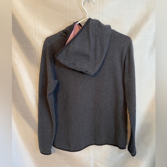 EP Sport Cowl Neck Kanga  Hoodie Heathered Smoky Gray Ladies Med - Picture 7 of 10